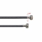 Подводка для воды Gappo 1/2" G95-60 гибкая, для смесителя, с защитой от разрыва, длина 60 см, резьба гайка-гайка