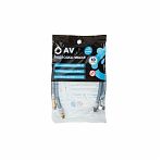 Подводка для воды AV Engineering Nylon М10х1/2" AVE21850, гибкая, для смесителя, длина 50 см, резьба гайка-штуцер, 2 шт