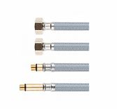 Подводка для воды AV Engineering Nylon М10х1/2" AVE21850, гибкая, для смесителя, длина 50 см, резьба гайка-штуцер, 2 шт