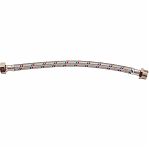 Подводка для воды AV Engineering SUS 1/2" AVE20130, гибкая, длина 30 см, резьба гайка-штуцер