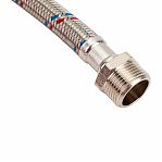 Подводка для воды AV Engineering SUS 1/2" AVE20130, гибкая, длина 30 см, резьба гайка-штуцер