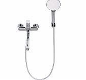 Смеситель для ванны AETHERPRIDE A2250, длинный излив, душевой гарнитур, цвет хром
