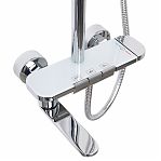 Душевая система AETHERPRIDE A2495 цвет хром с белым, тропический душ