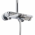 Душевая система AETHERPRIDE A2495 цвет хром с белым, тропический душ