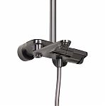 Душевая система AETHERPRIDE A2495-9  оружейная сталь, тропический дождь