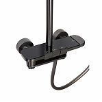 Душевая система AETHERPRIDE A2495-9  оружейная сталь, тропический дождь