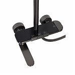 Душевая система AETHERPRIDE A2495-9  оружейная сталь, тропический дождь