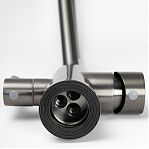 Смеситель для кухни AETHERPRIDE A4398-89  гибкий излив, для фильтра питьевой воды, цвет оружейная сталь