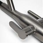 Смеситель для кухни AETHERPRIDE A4398-89  гибкий излив, для фильтра питьевой воды, цвет оружейная сталь