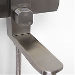 Душевая система AETHERPRIDE A2421, цвет сатин, тропический дождь