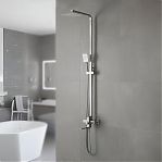 Душевая система AETHERPRIDE A2421, цвет сатин, тропический дождь