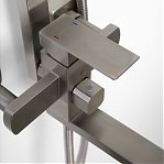 Душевая система AETHERPRIDE A2421, цвет сатин, тропический дождь