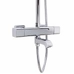 Душевая система AETHERPRIDE A2491 цвет хром, термостат, тропический душ