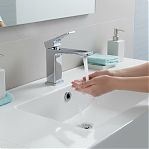 Смеситель для умывальника  AETHERPRIDE A1001 глянцевый, цвет хром