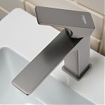 Смеситель для умывальника AETHERPRIDE A1001-9, цвет оружейная сталь