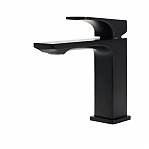 Смеситель для умывальника  AETHERPRIDE A1001-6, цвет черный матовый