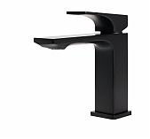 Смеситель для умывальника  AETHERPRIDE A1001-6, цвет черный матовый