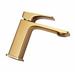 Смеситель для умывальника AETHERPRIDE A1001-3, цвет сатин золотой