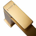 Смеситель для умывальника AETHERPRIDE A1001-3, цвет сатин золотой