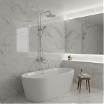 Душевая система Econoce EC0407, цинк, цвет хром, тропический душ