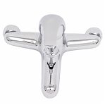 Смеситель для ванны Econoce EC0261 картридж D35-A, с душевым гарнитуром, однорычажный, цинк, цвет хром