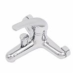 Смеситель для ванны Econoce EC0261 картридж D35-A, с душевым гарнитуром, однорычажный, цинк, цвет хром