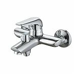 Смеситель для ванны Econoce EC0281 картридж D35-A, с душевым гарнитуром, однорычажный, цинк, цвет хром