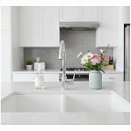 Смеситель для кухни AV Engineering, AVSHU4-A134-439, гибкий излив, аэратор, хром