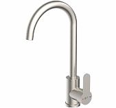 Смеситель для кухни AV Engineering, AVZAR4-A304-800, жесткий излив, аэратор, сатин