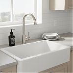 Смеситель для кухни AV Engineering, AVZAR4-A304-800, жесткий излив, аэратор, сатин