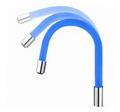 Излив для смесителя Frap W01 гибкий, 54 см, синий