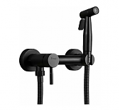 Смеситель с гигиеническим душем Frap F7503-6, черный