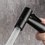 Смеситель с гигиеническим душем Frap F7503-6, черный