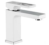 Смеситель для умывальника GAPPO G1017-8, цвет белый с хромом