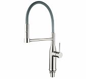 Смеситель для кухни Gappo G4398-55 гибкий излив, сатин