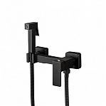 Смеситель с гигиеническим душем Frap F7504-6 черный