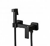 Смеситель с гигиеническим душем Frap F7504-6 черный