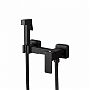Смеситель с гигиеническим душем Frap F7504-6 черный