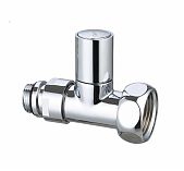 Кран для полотенцесушителя  Gappo  НР-ВР, 1/2х1 G475.0406 прямой, хром