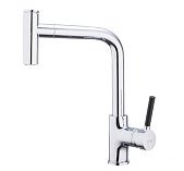 Смеситель для кухни Frap F6044 выдвижная лейка, хром