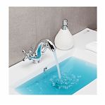 Смеситель для умывальника Gappo G1042, латунь, цвет хром