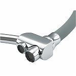 Смеситель для кухни Gappo G4398-17 гибкий излив, серый