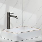 Смеситель для раковины Gappo G1006-29 оружейная сталь
