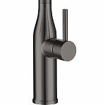 Смеситель для кухни Gappo G4098-29 гибкий излив, оружейная сталь, черный