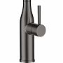 Смеситель для кухни Gappo G4098-29 гибкий излив, оружейная сталь