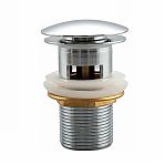 Донный клапан Frap F65-4 с переливом, хром