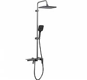 Душевая система Frap F24203-9, оружейная сталь 