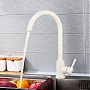 Смеситель для кухни Frap F40899-1 белый