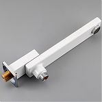 Душевая система Gappo Futura G7117-8 встраиваемая, хром, белый, тропический дождь