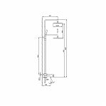 Душевая система Gappo G2406, хром, латунь, тропический дождь